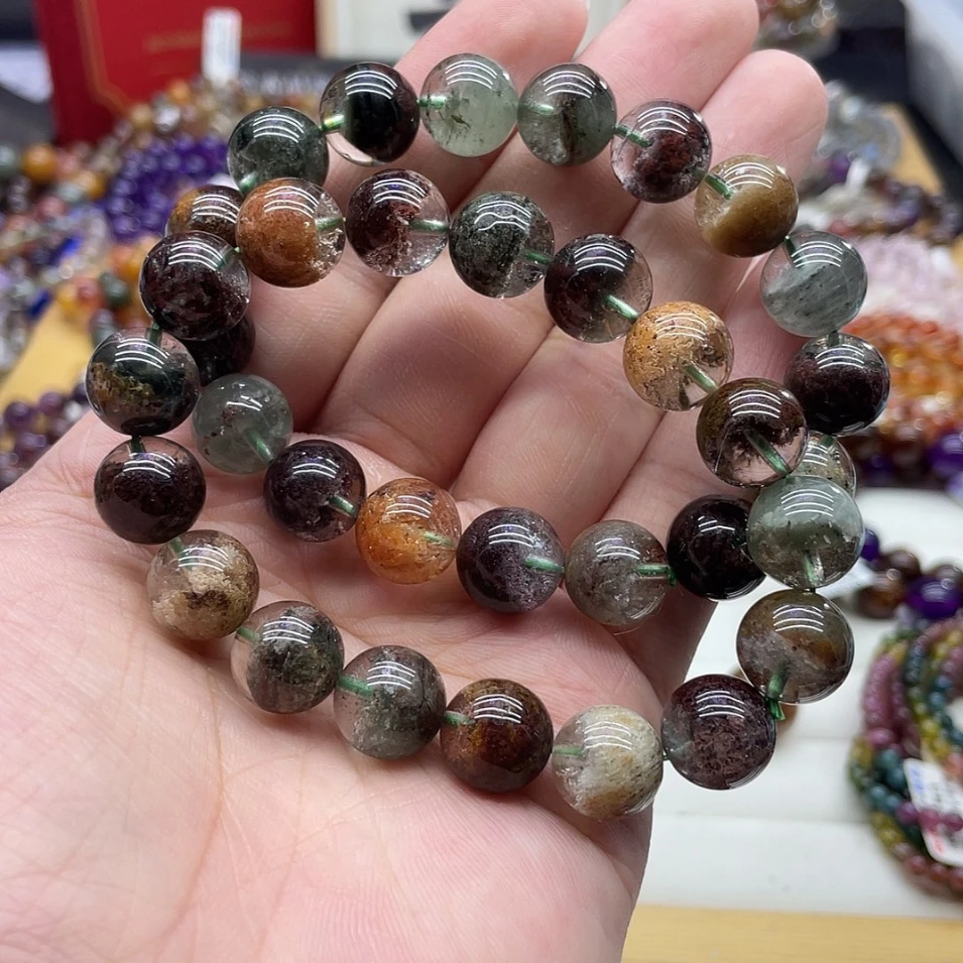 水晶手串未镶嵌多样性发货发一条