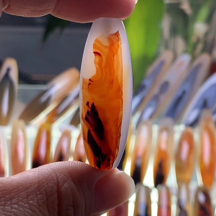 未镶嵌玛瑙/玉髓珠宝半成品17