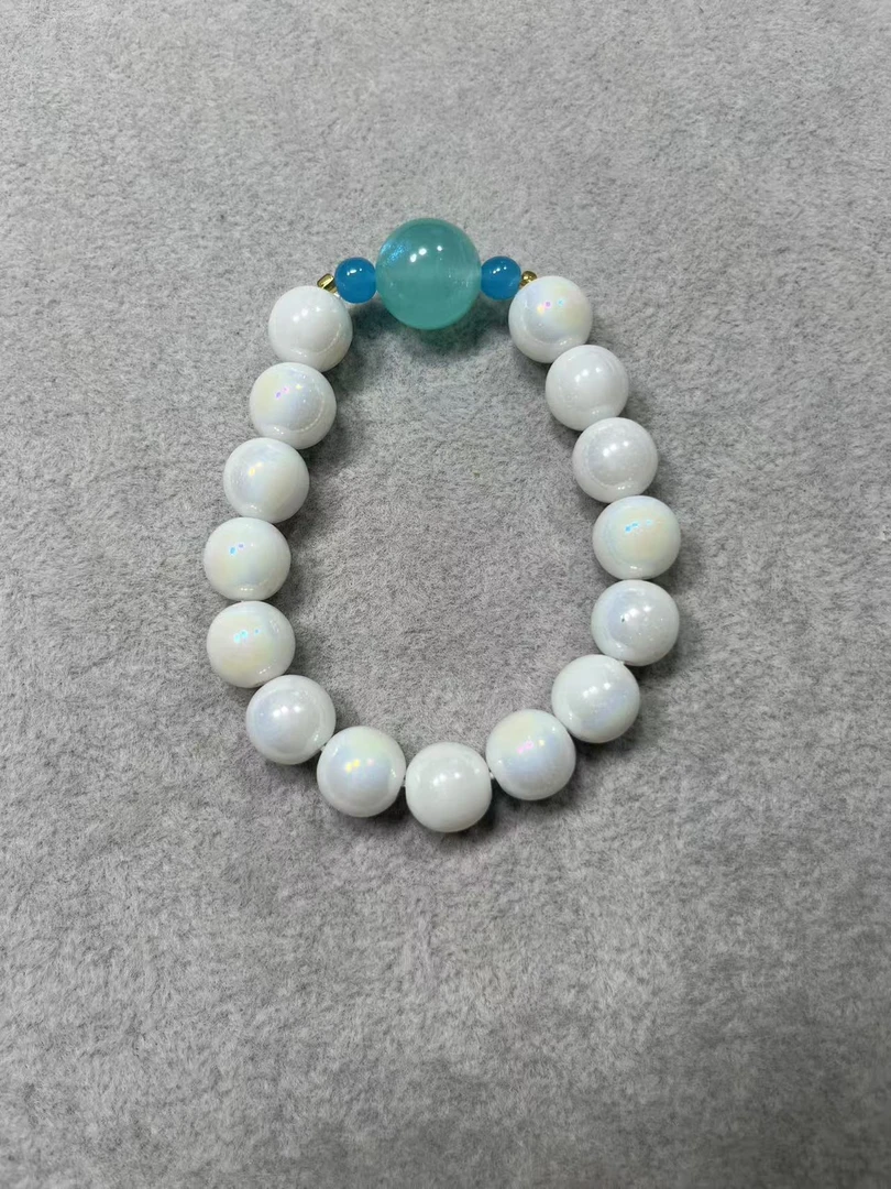 毕业典藏精品时尚蛋白蛟珠手链强1401 随机发