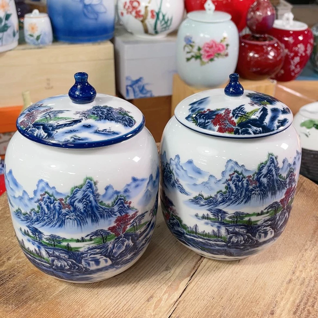 【闪购商品】罐陶瓷茶叶罐密封罐