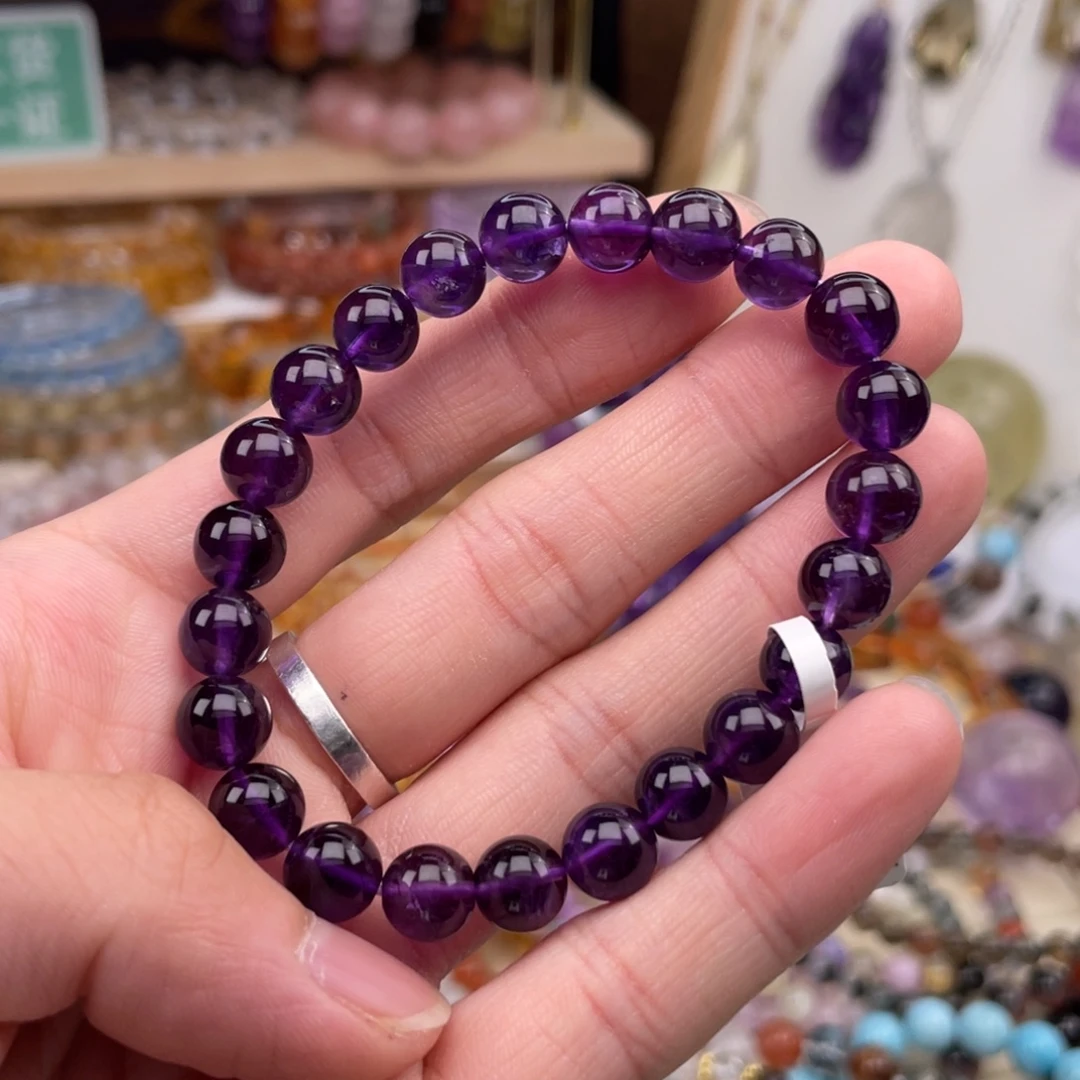 未镶嵌手链水晶紫水晶