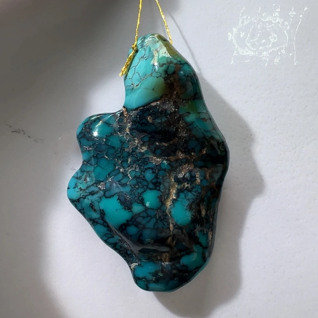 绿松石未镶嵌挂件