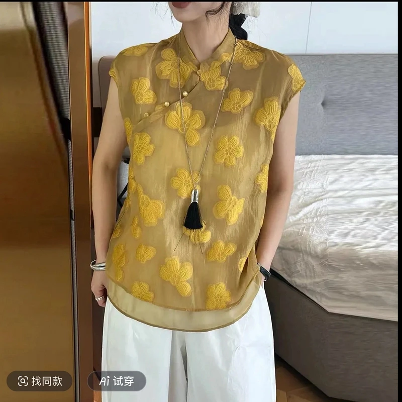 7033【蝶绣】夏季新款高定上衣