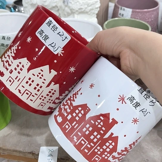 多肉绿植陶瓷花盆9.9包邮