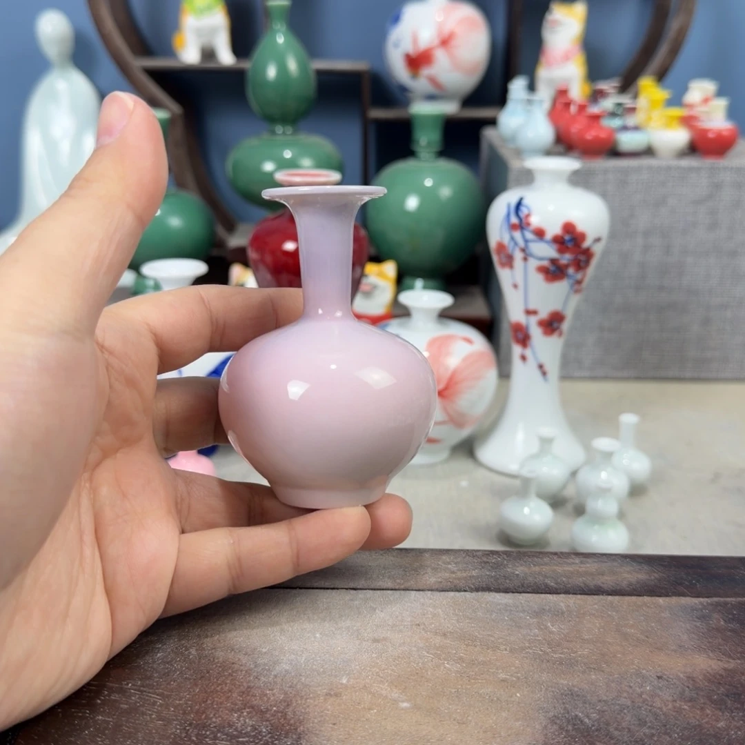 陶瓷手工小花器摆件