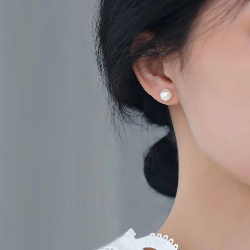 天然珍珠 耳钉 多样性发一   一物一拍  淡水珍珠