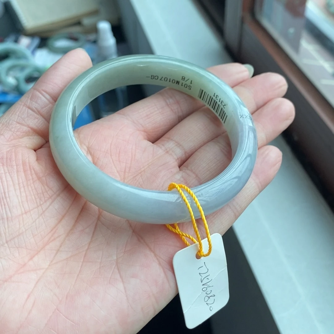 未镶嵌手镯翡翠H****懒60正圈