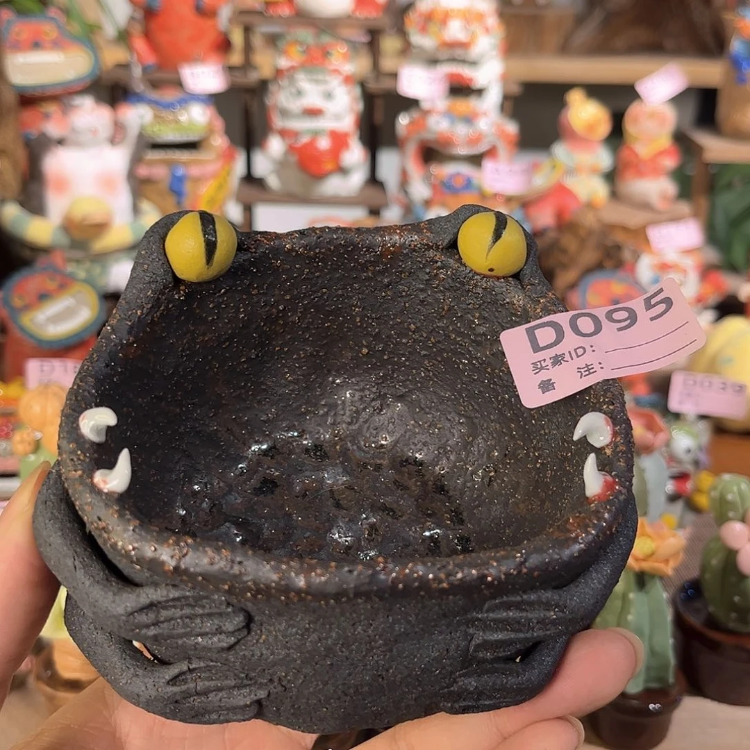 泥塑纯手工茶宠摆件