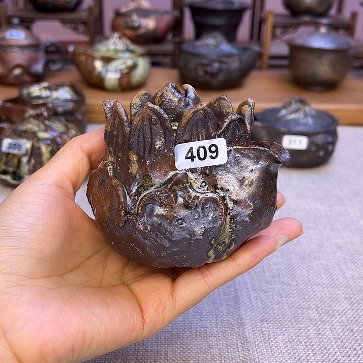 素***澜裸柴烧手工陶瓷茶器