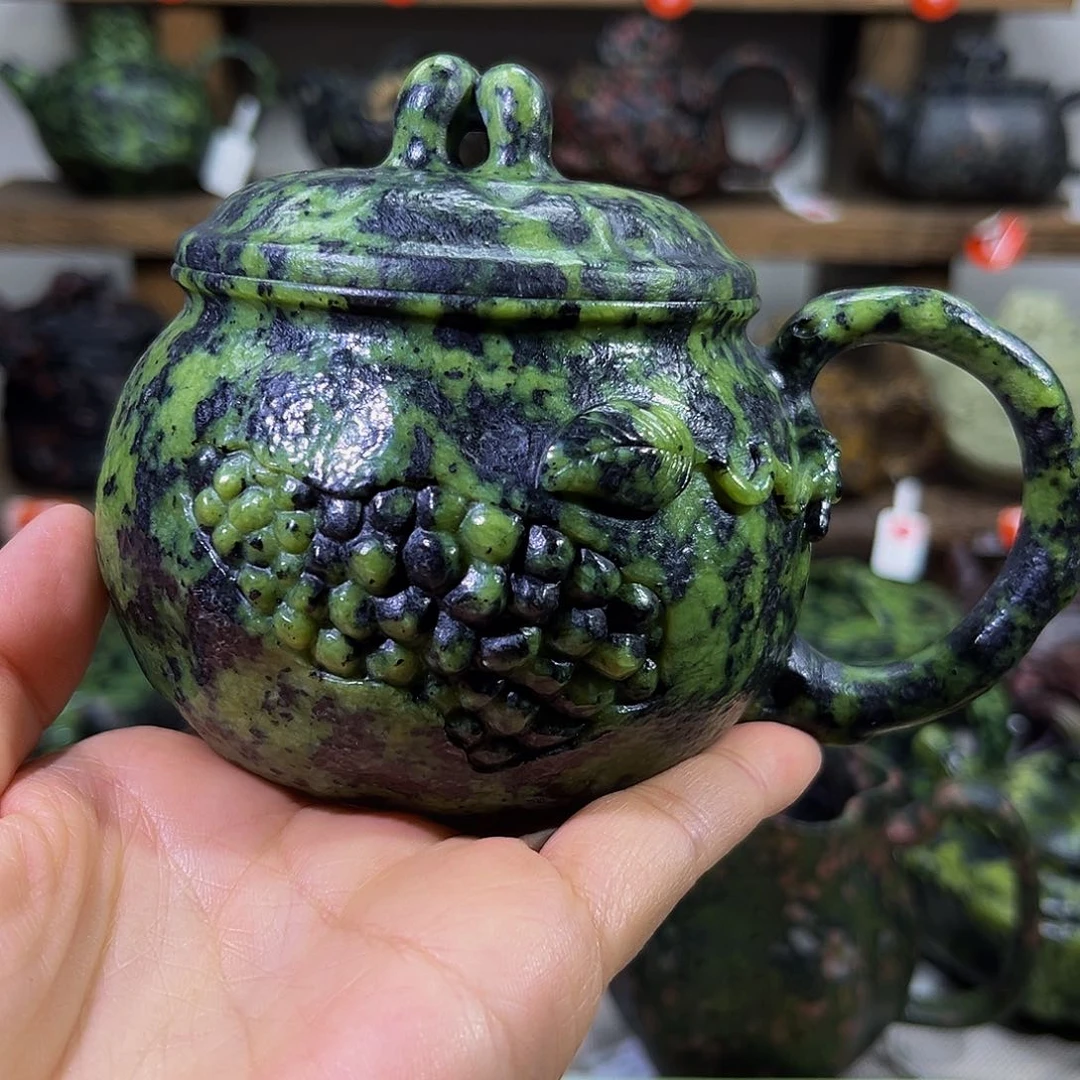 T****a石材藏玉药王石精品