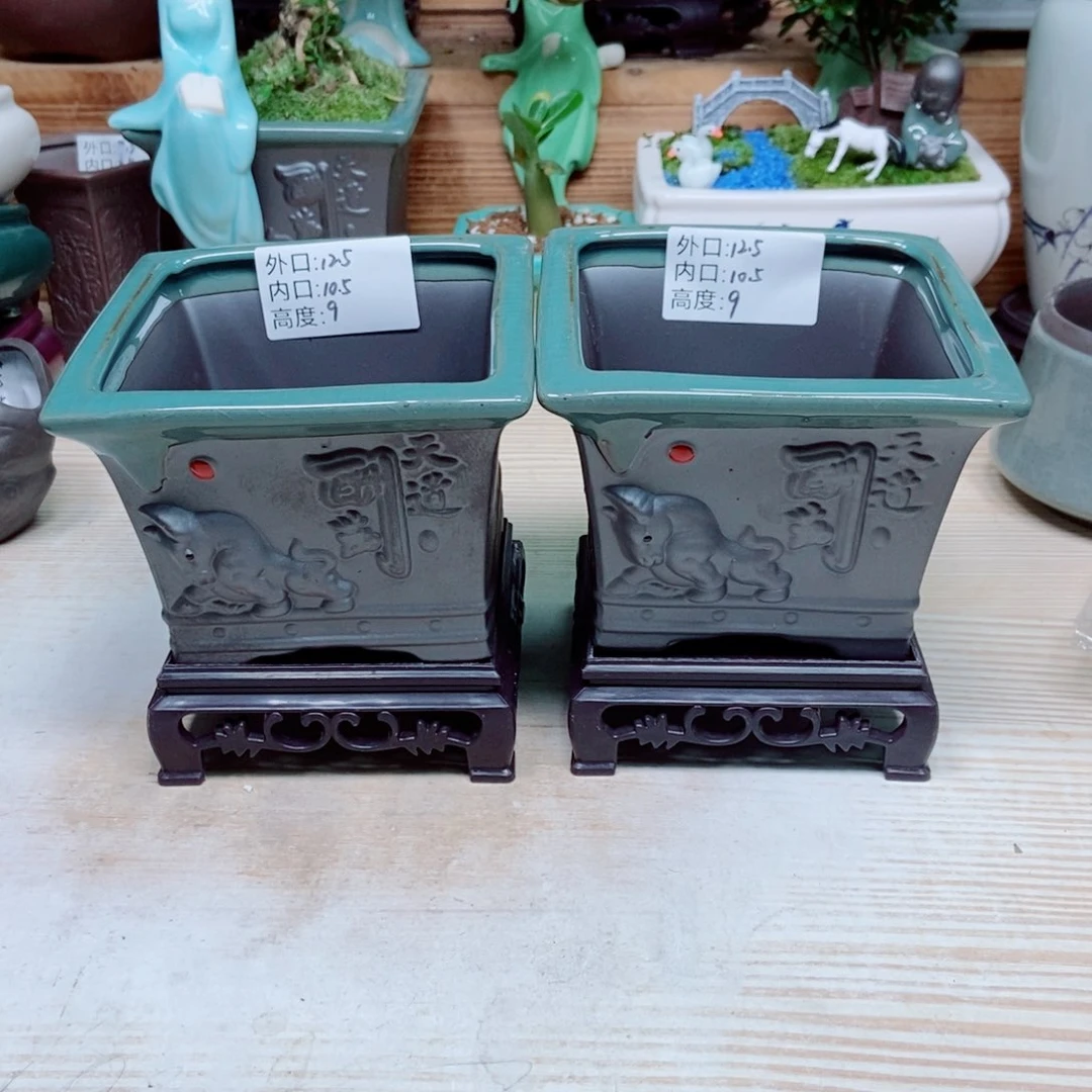 瓷片陶瓷花盆陶瓷艺术