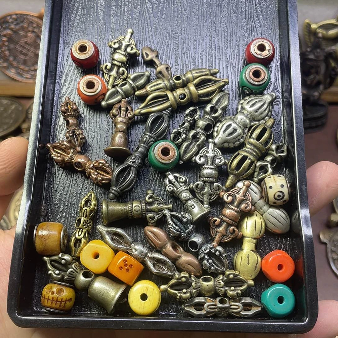 小元素藏式搭配九宫念珠