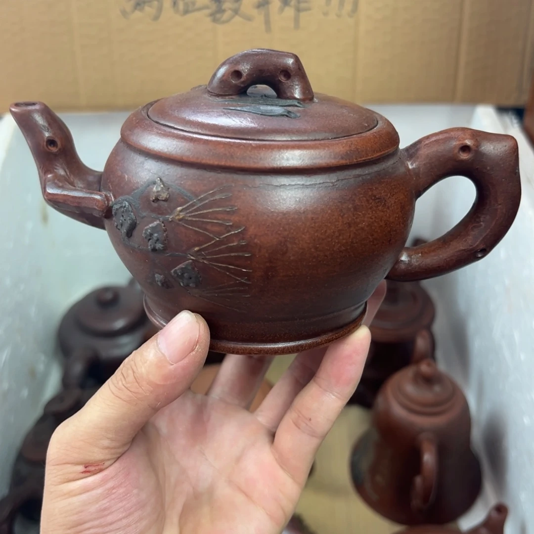 紫砂茶壶宜兴原矿紫砂壶350毫升容量