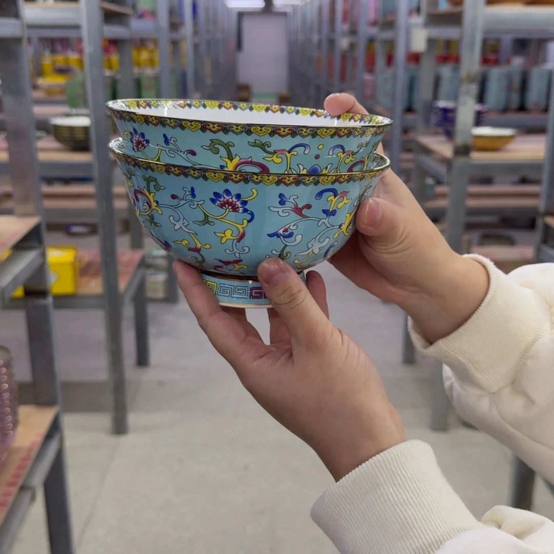景德镇珐琅彩餐具