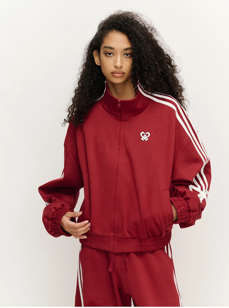 FORDARE 蝴蝶结贴条外套/裤子