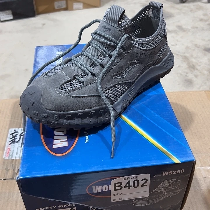 编码402号。38码微瑕防砸防刺劳保鞋