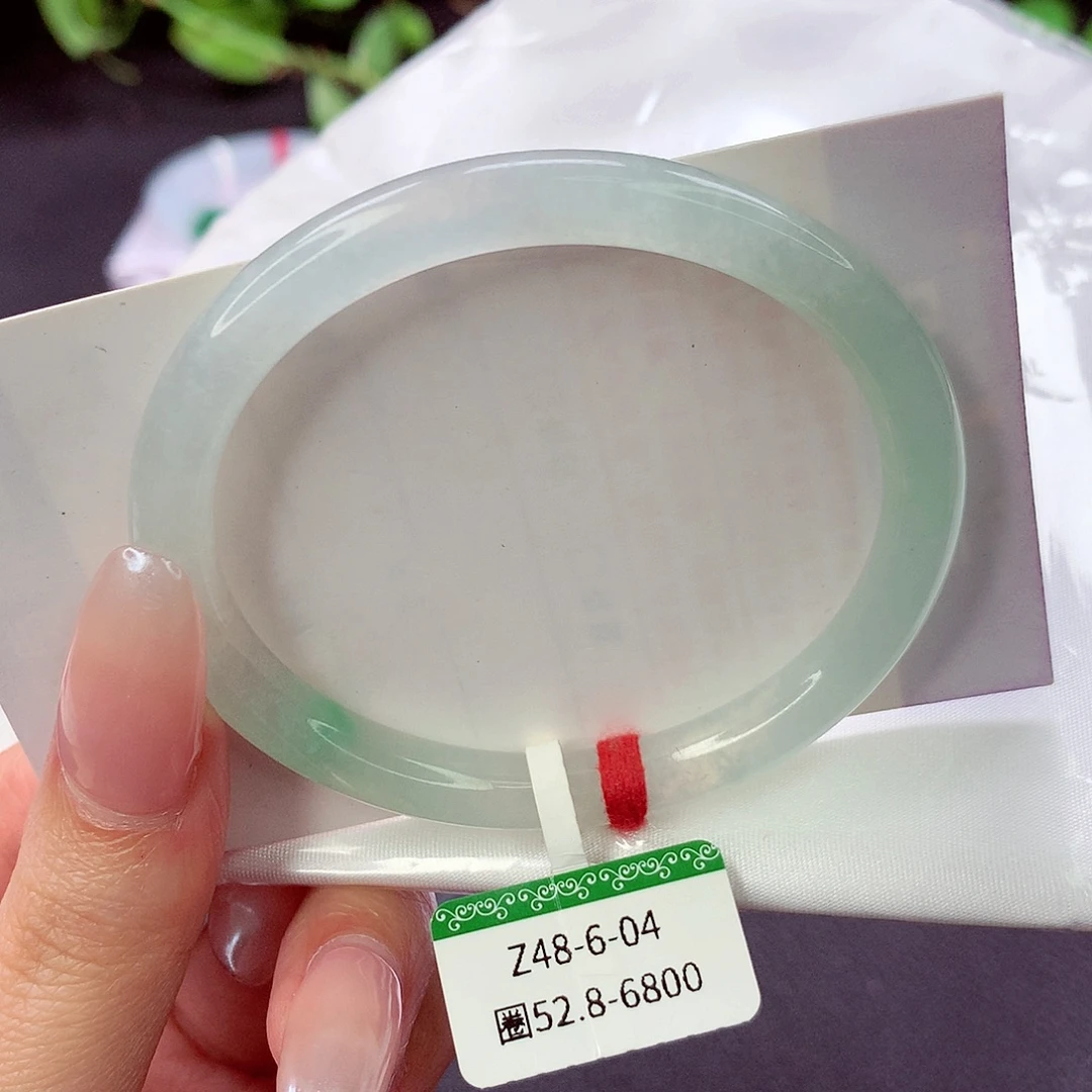 翡翠未镶嵌手镯缅甸天然a货翡翠手镯