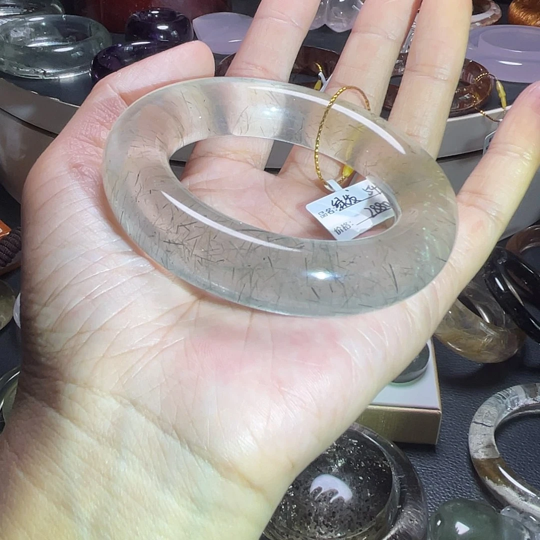 水晶手镯未镶嵌手镯