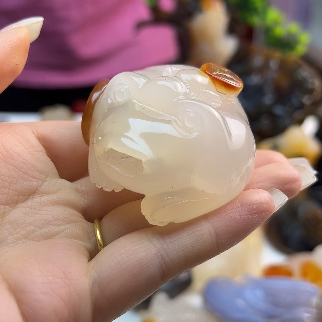 玛瑙/玉髓未镶嵌吊坠(不含链)