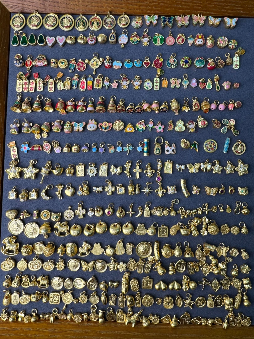 足金999 大盘看这里！烧蓝素金配件！看款链接勿拍！