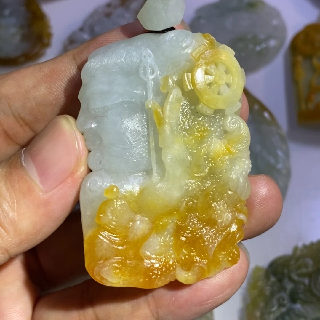 定制翡翠未镶嵌毛货