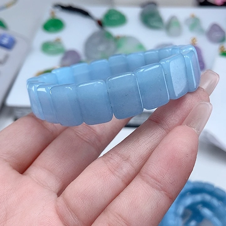 翡翠手链未镶嵌手链