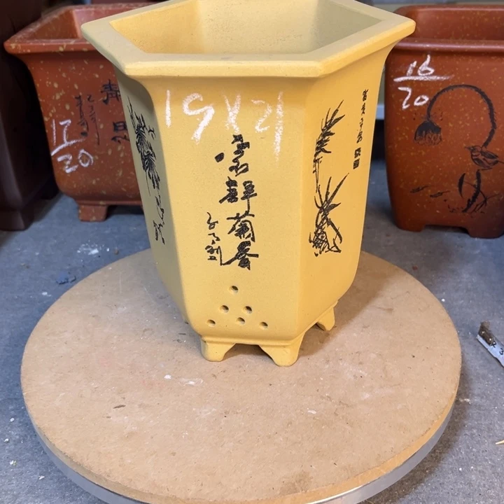 紫砂花盆紫砂花盆