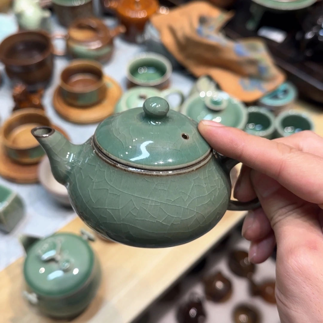 小金茶具青瓷茶器