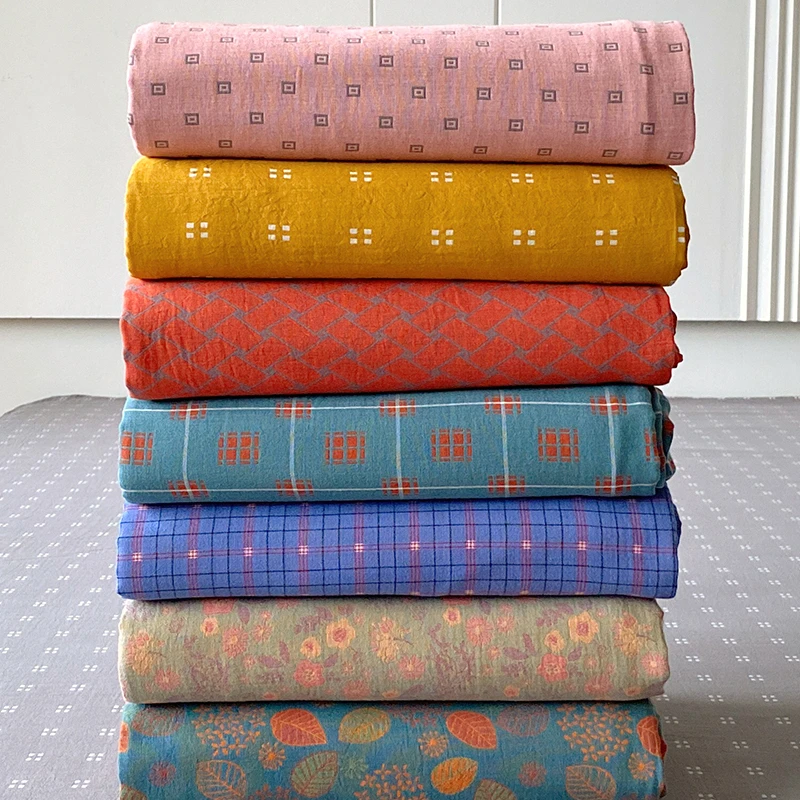 A类母婴级全棉纯棉双层纱布单被套色织提花亲肤柔软不起球可机洗