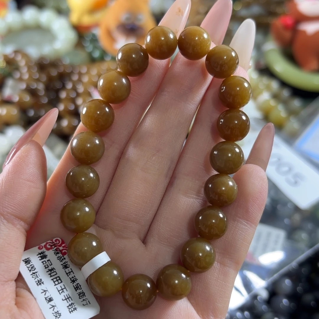 和田玉未镶嵌手链5