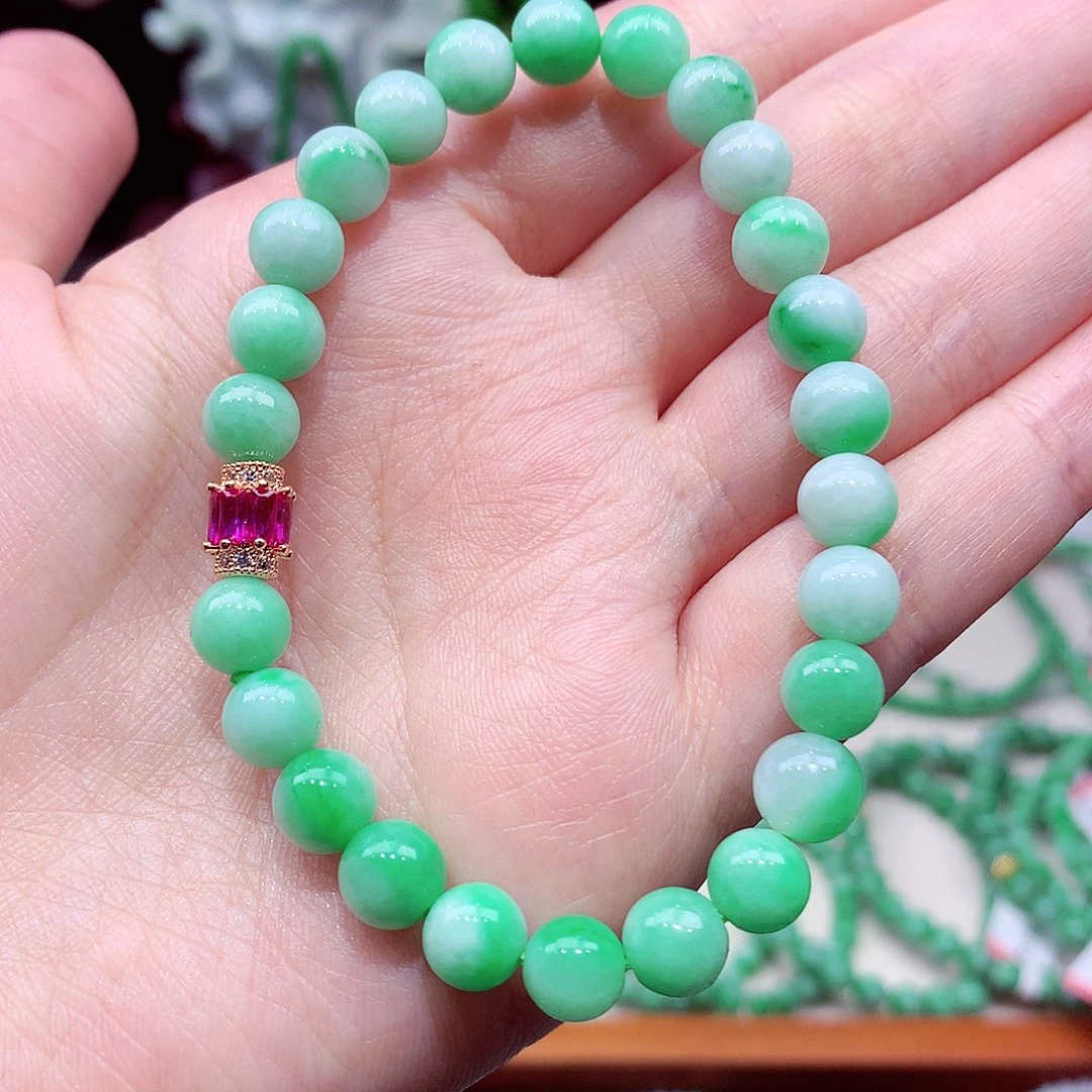 翡翠未镶嵌手链翡翠