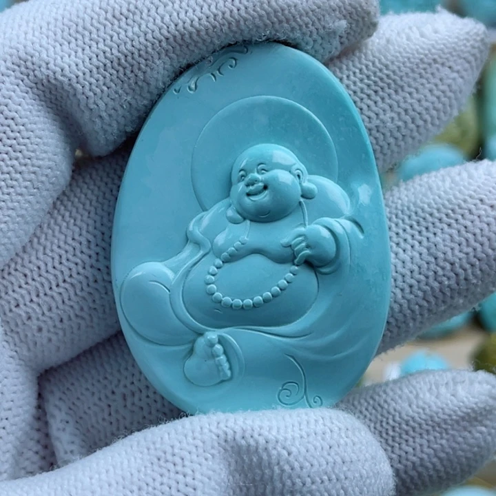 绿松石未镶嵌珠宝奇石