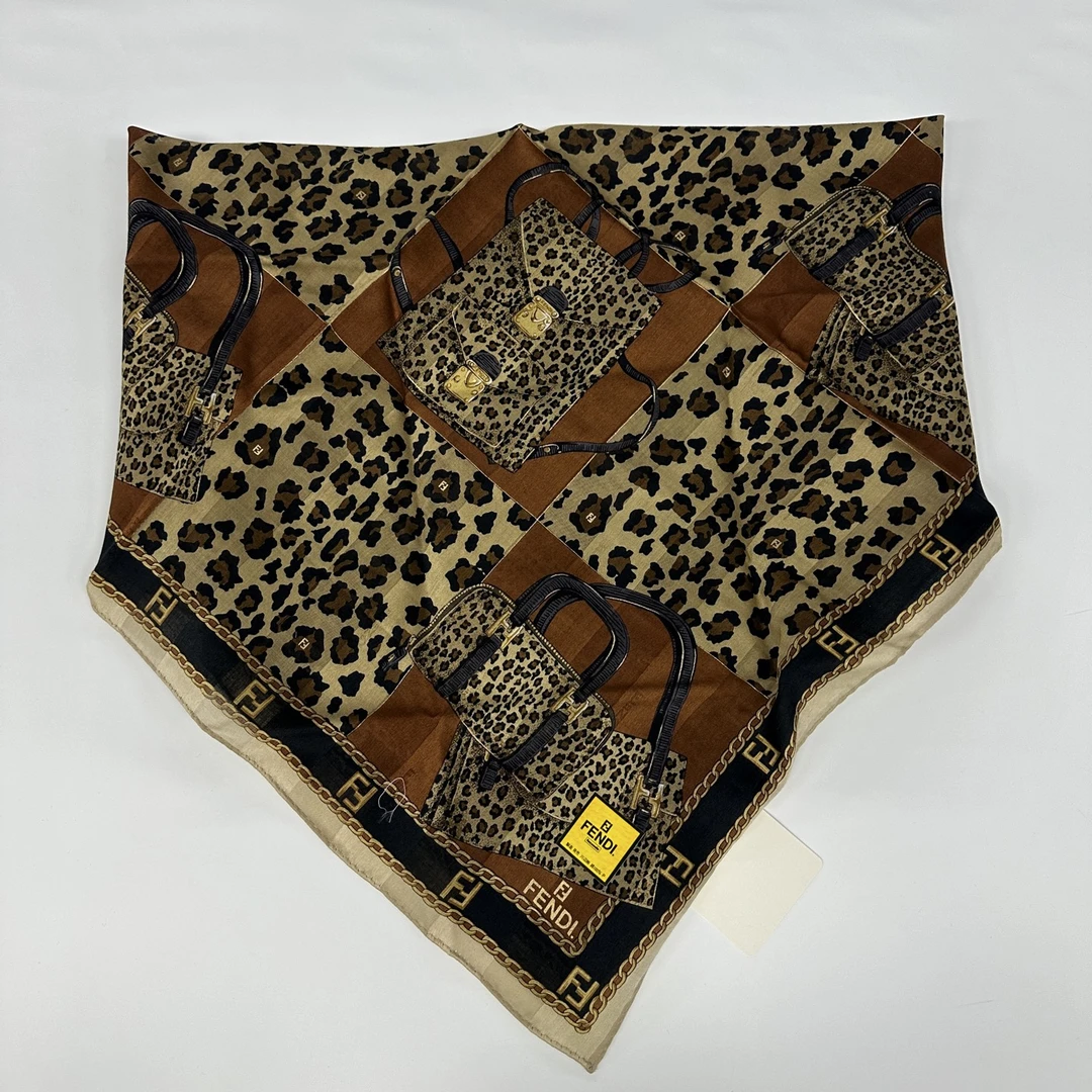 99新 FENDI/芬迪 FENDI女士豹纹包包方巾百搭时尚轻奢中古 149834