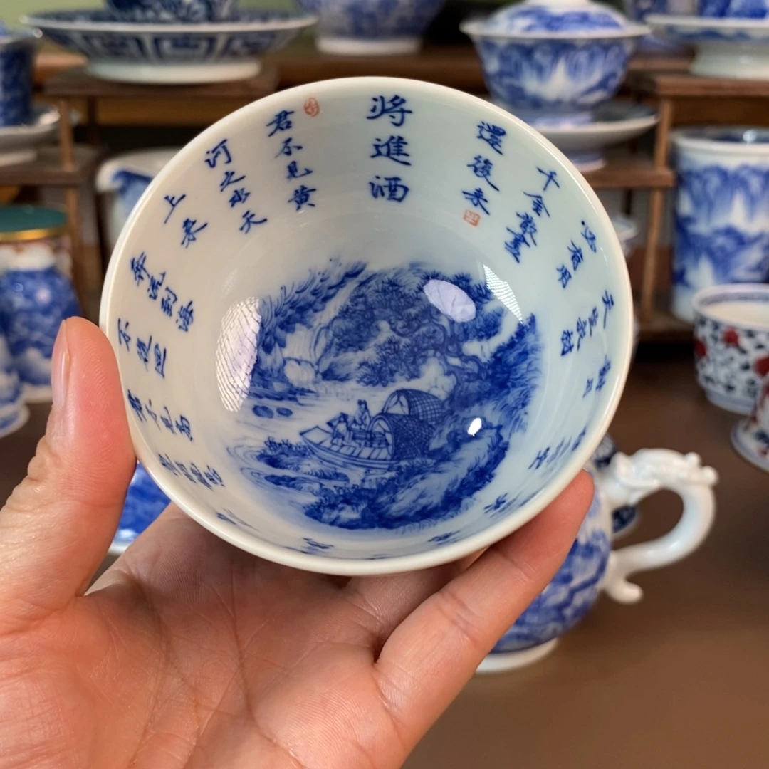 景德镇陶瓷手工手绘