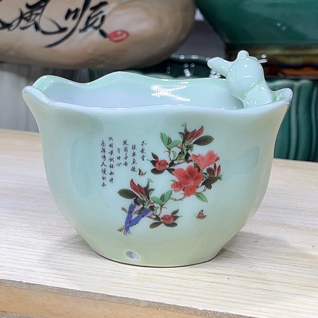 陶瓷绿植多肉微瑕花盆口径11*7.5