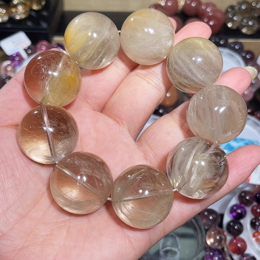 手链未镶嵌水晶稀有色24.5兔毛