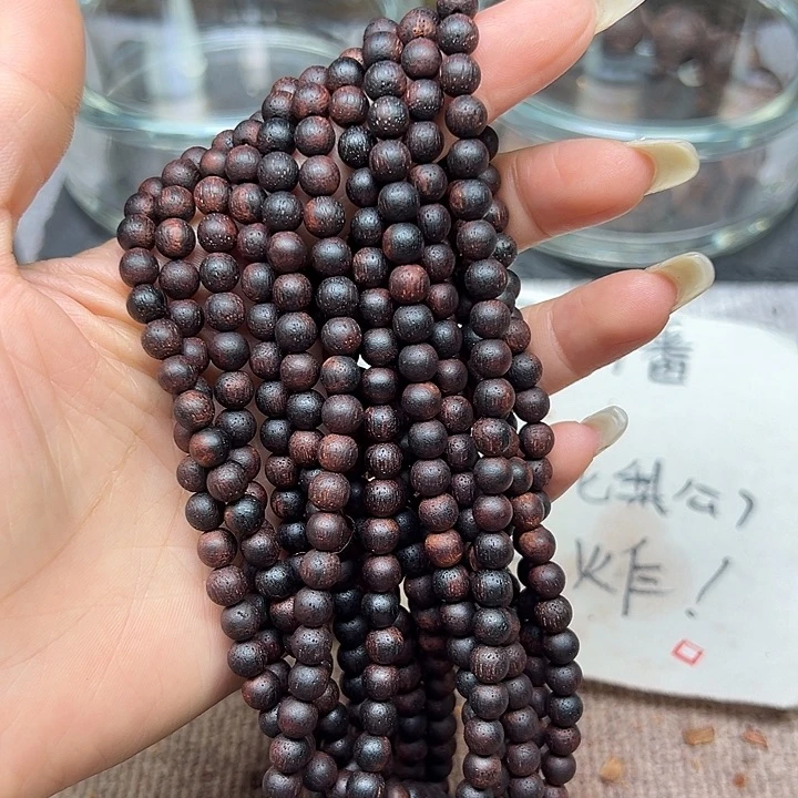 降真香手串/手链降真香0.6✖️108紫红油。