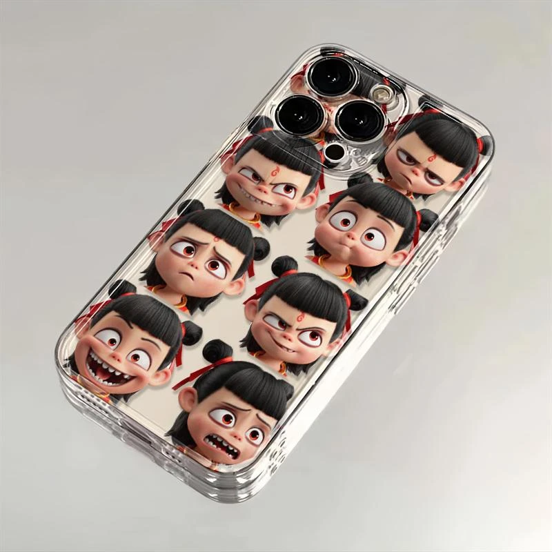 Lucky哪吒表情包适用iPhone16苹果15手机壳华为vivo小米14oppo套