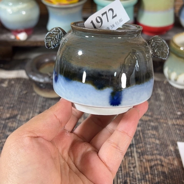 口4.5 手工花盆满30包邮