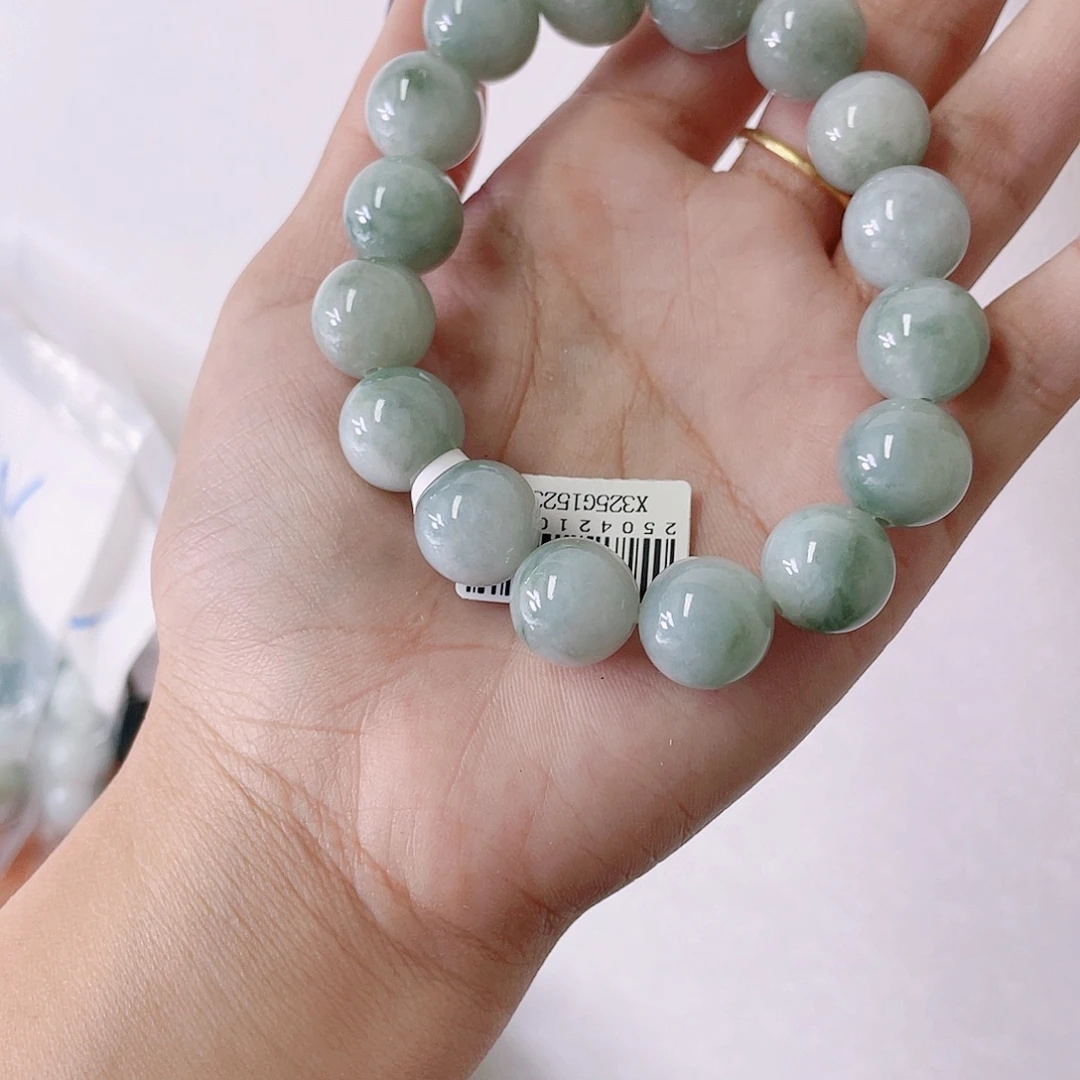 未镶嵌定制翡翠珠串