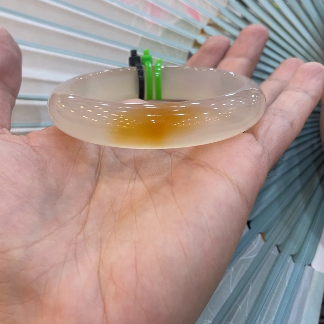 玛瑙/玉髓手镯未镶嵌茹*✨