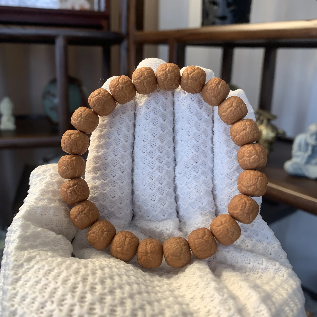 【饕餮】猴头手串原皮原色全品无暇