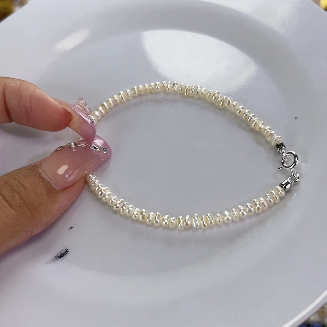 钛钢手绳淡水珍珠