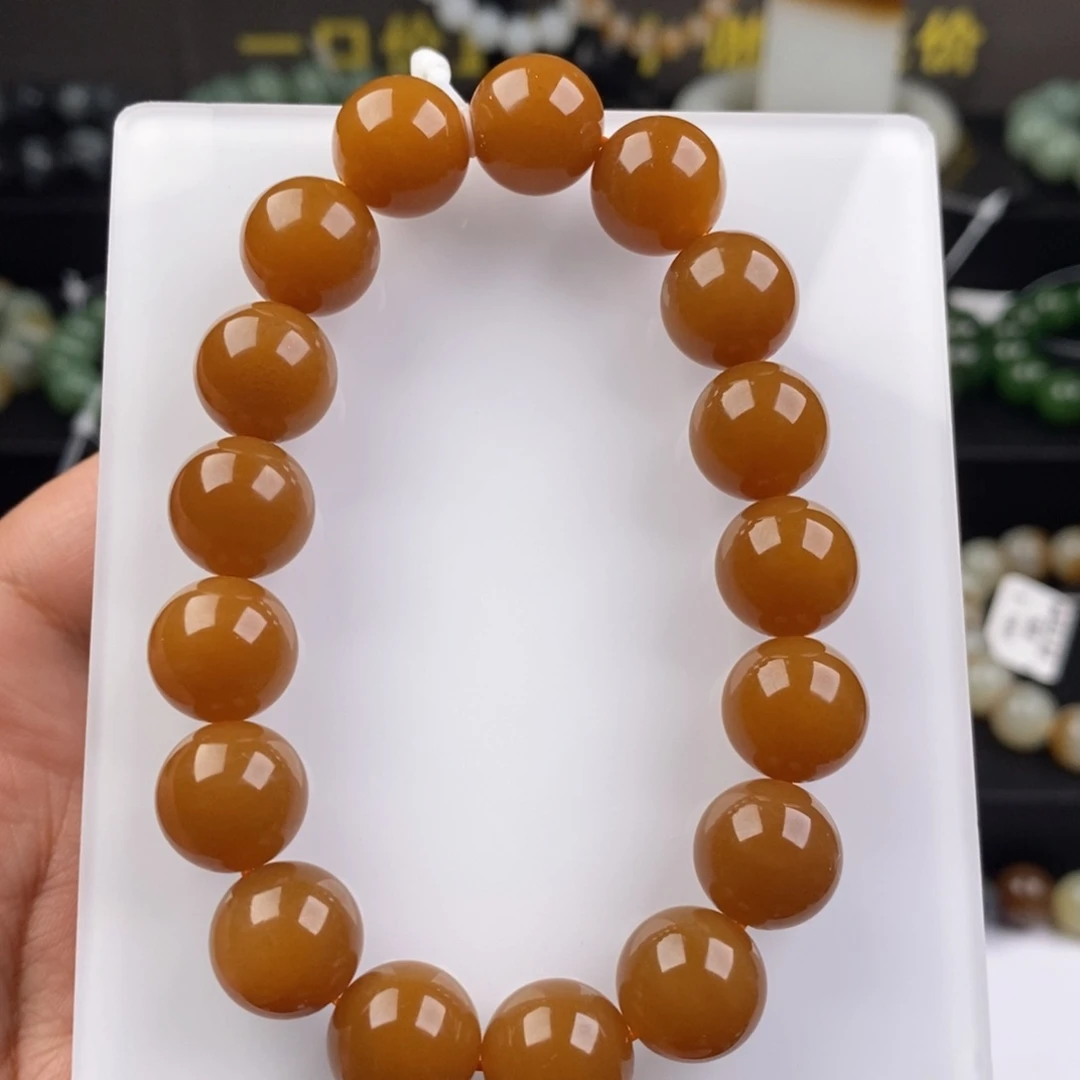 和田玉手串未镶嵌