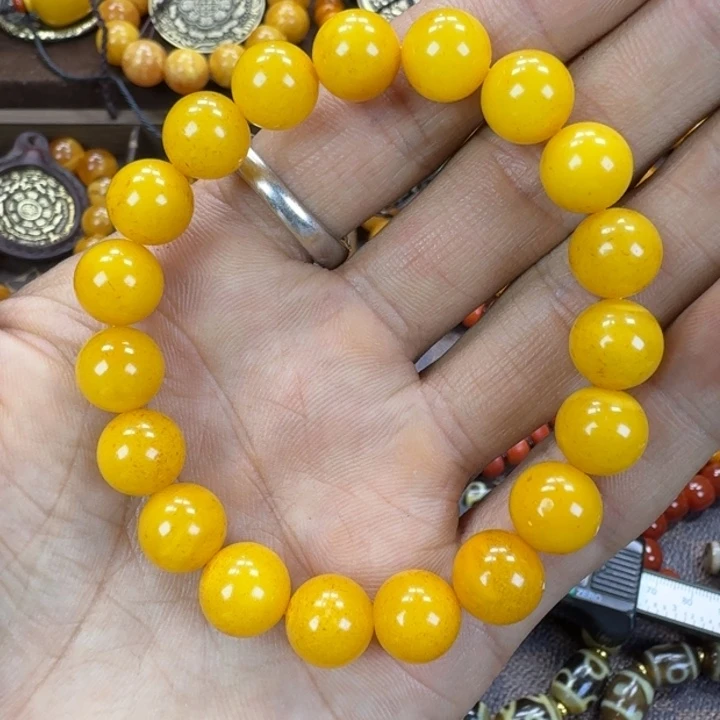 琥珀未镶嵌手链手串