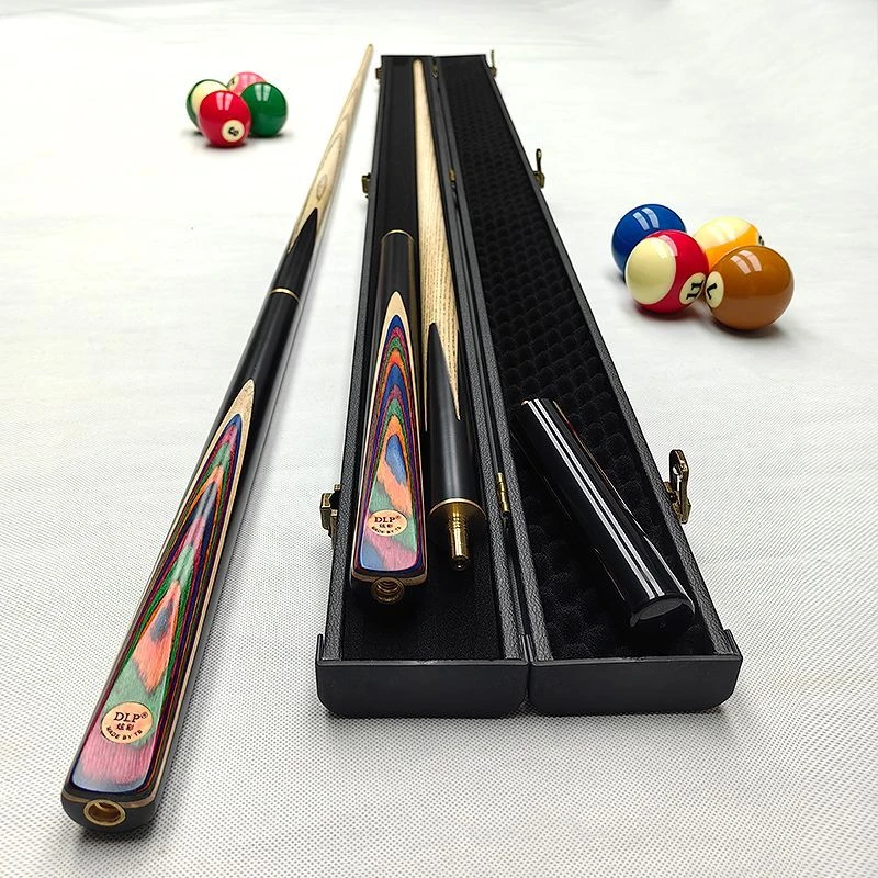 奥秘DLP雀羽同款球杆新款小头中式黑八斯诺克炫彩分体一体台球杆