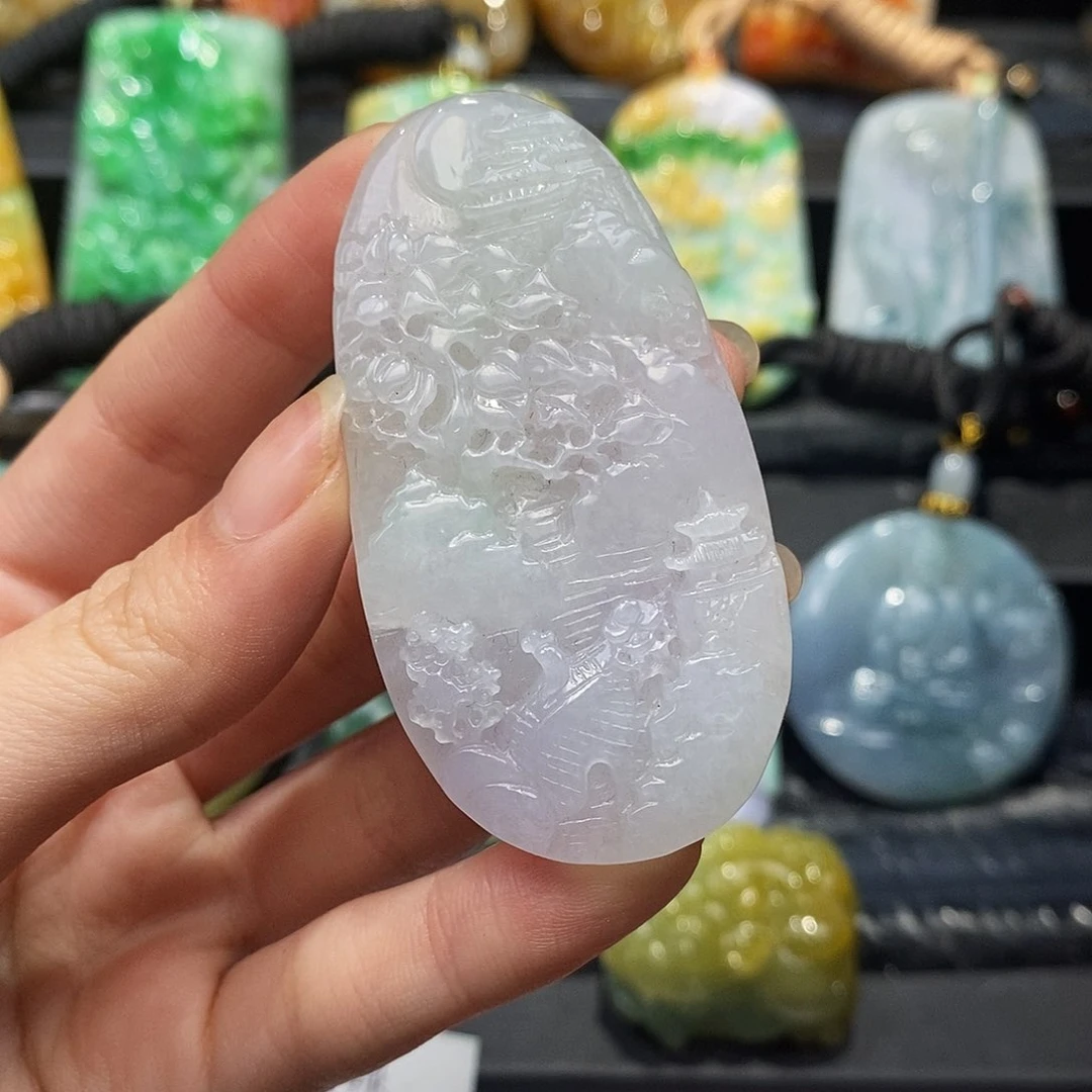 定制翡翠未镶嵌翡翠A货一物一证