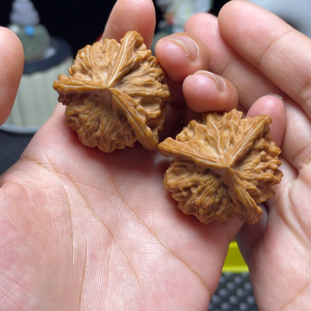 吊坠文玩核桃盘山41全白茬