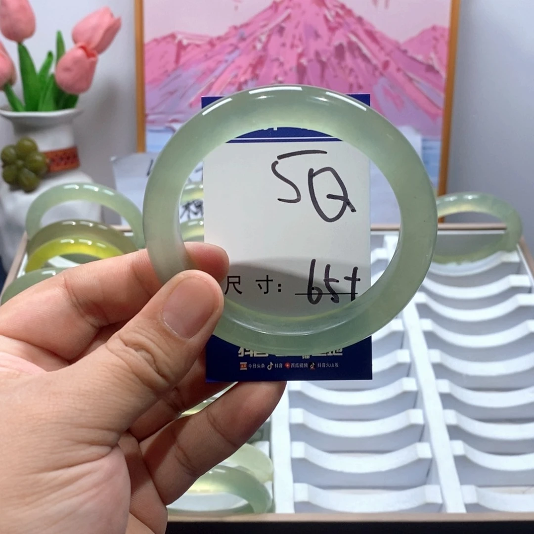 未镶嵌岫玉手镯手镯