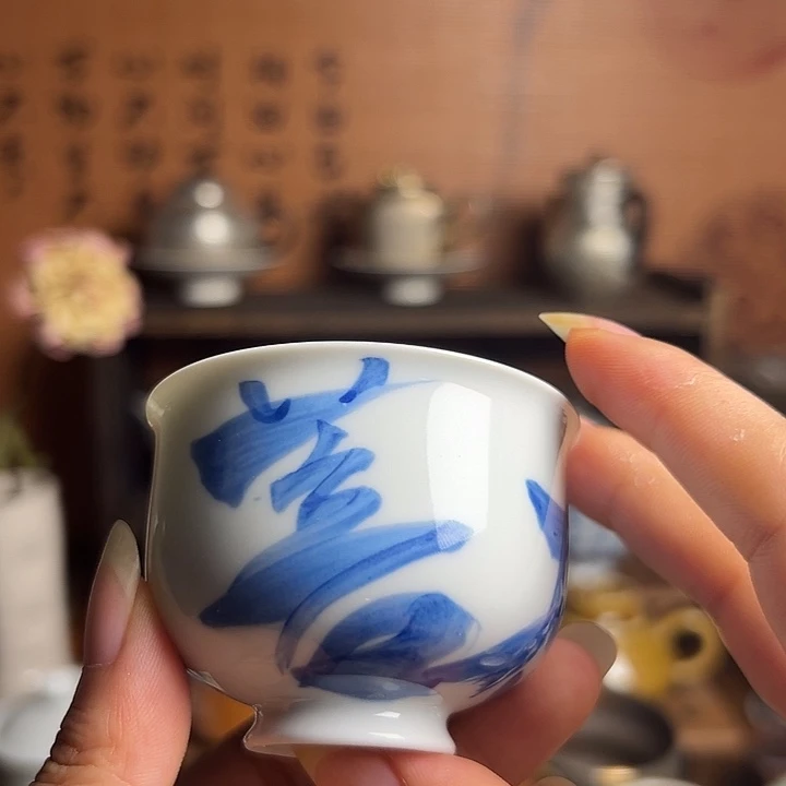 青花菩提杯111111